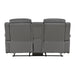 Homelegance - Nest 2 Piece Sofa Set in Dark Gray - 8379DGY*2 - GreatFurnitureDeal
