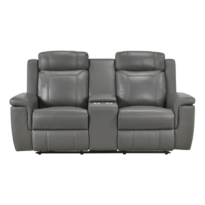 Homelegance - Nest 2 Piece Sofa Set in Dark Gray - 8379DGY*2 - GreatFurnitureDeal
