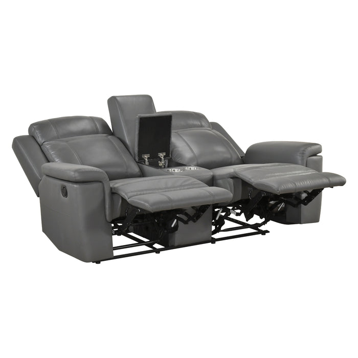 Homelegance - Nest 2 Piece Sofa Set in Dark Gray - 8379DGY*2 - GreatFurnitureDeal