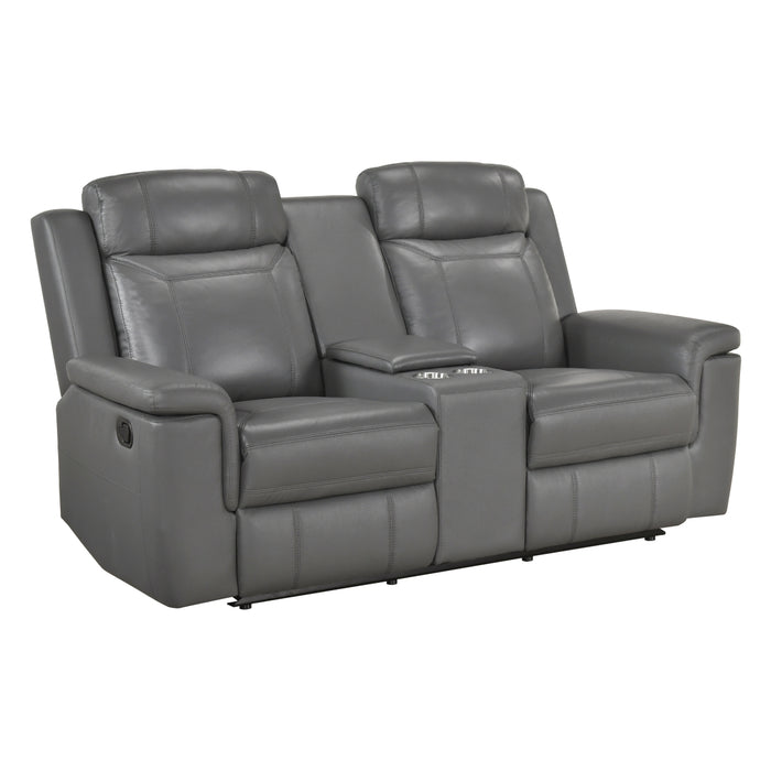 Homelegance - Nest 2 Piece Sofa Set in Dark Gray - 8379DGY*2 - GreatFurnitureDeal