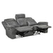 Homelegance - Nest 2 Piece Sofa Set in Dark Gray - 8379DGY*2 - GreatFurnitureDeal