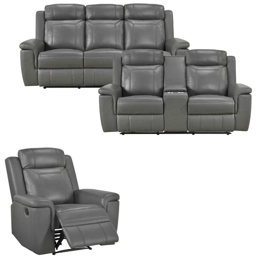 Homelegance - Nest 3 Piece Sofa Set in Dark Gray - 8379DGY*3 - GreatFurnitureDeal
