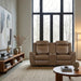 Homelegance - Nest Double Reclining Loveseat with Center Console and Receptacles in Camel - 8379TBR-2 - GreatFurnitureDeal
