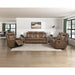 Homelegance - Nest Double Reclining Loveseat with Center Console and Receptacles in Camel - 8379TBR-2 - GreatFurnitureDeal