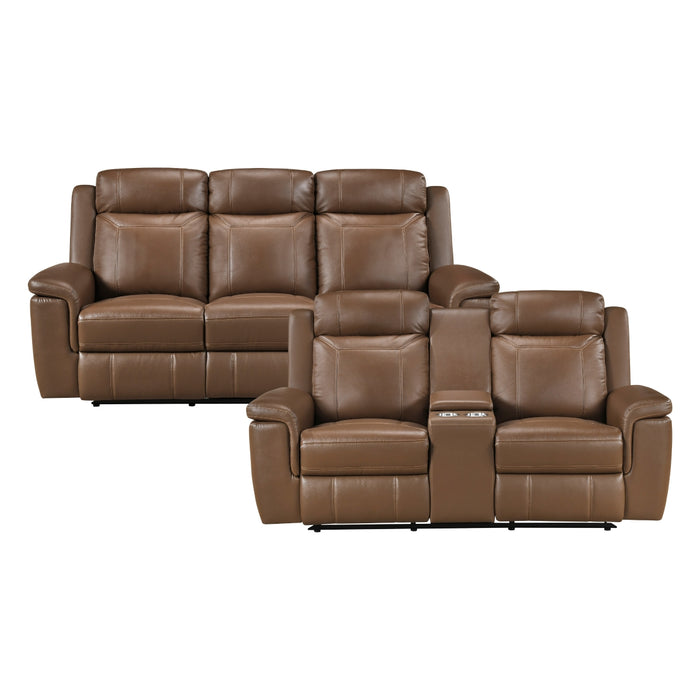 Homelegance - Nest 3 Piece Sofa Set in Camel - 8379TBR*3 - GreatFurnitureDeal