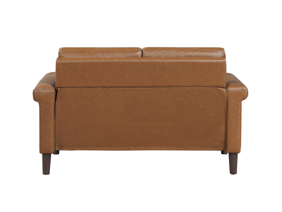 Homelegance - Heritage Loveseat in Brown - 8389BRW-2 - GreatFurnitureDeal