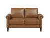 Homelegance - Heritage Loveseat in Brown - 8389BRW-2 - GreatFurnitureDeal