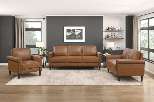 Homelegance - Heritage 3 Piece Living Room Set in Brown - 8389BRW*3 - GreatFurnitureDeal