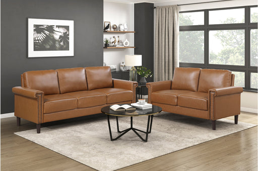 Homelegance - Heritage 2 Piece Sofa Set in Brown - 8389BRW*2 - GreatFurnitureDeal