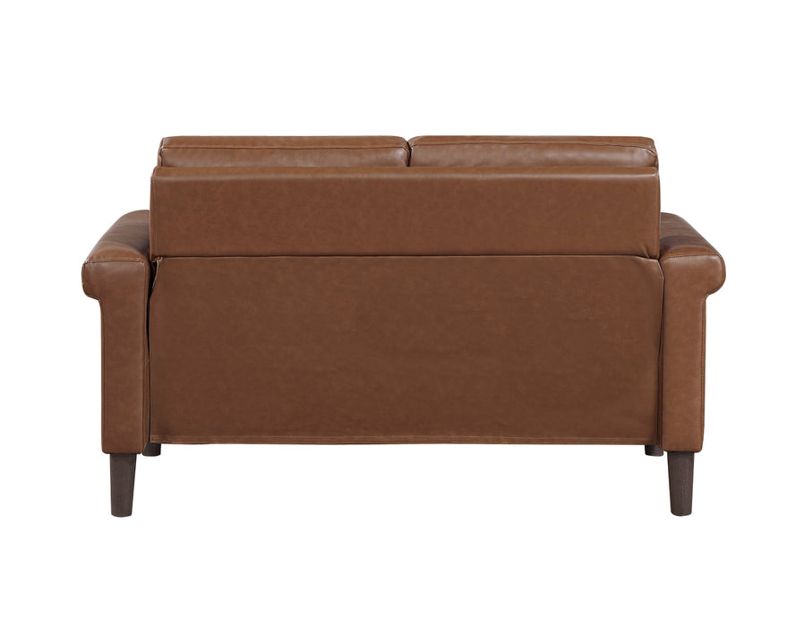 Homelegance - Heritage 2 Piece Sofa Set in Chocolate - 8389CHC*2 - GreatFurnitureDeal