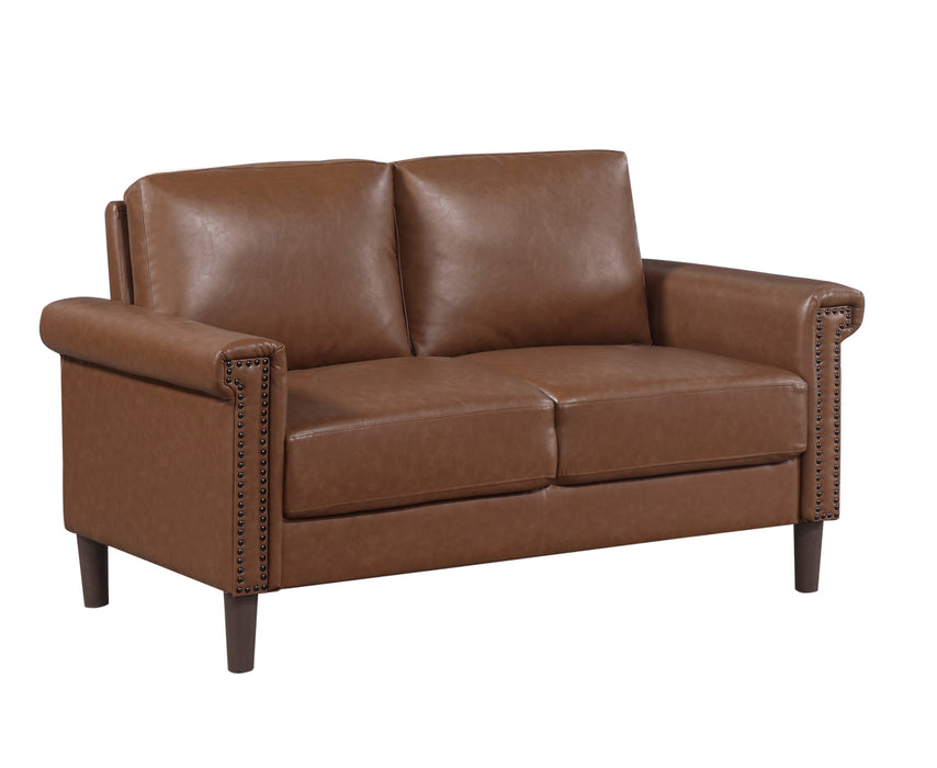 Homelegance - Heritage 2 Piece Sofa Set in Chocolate - 8389CHC*2 - GreatFurnitureDeal