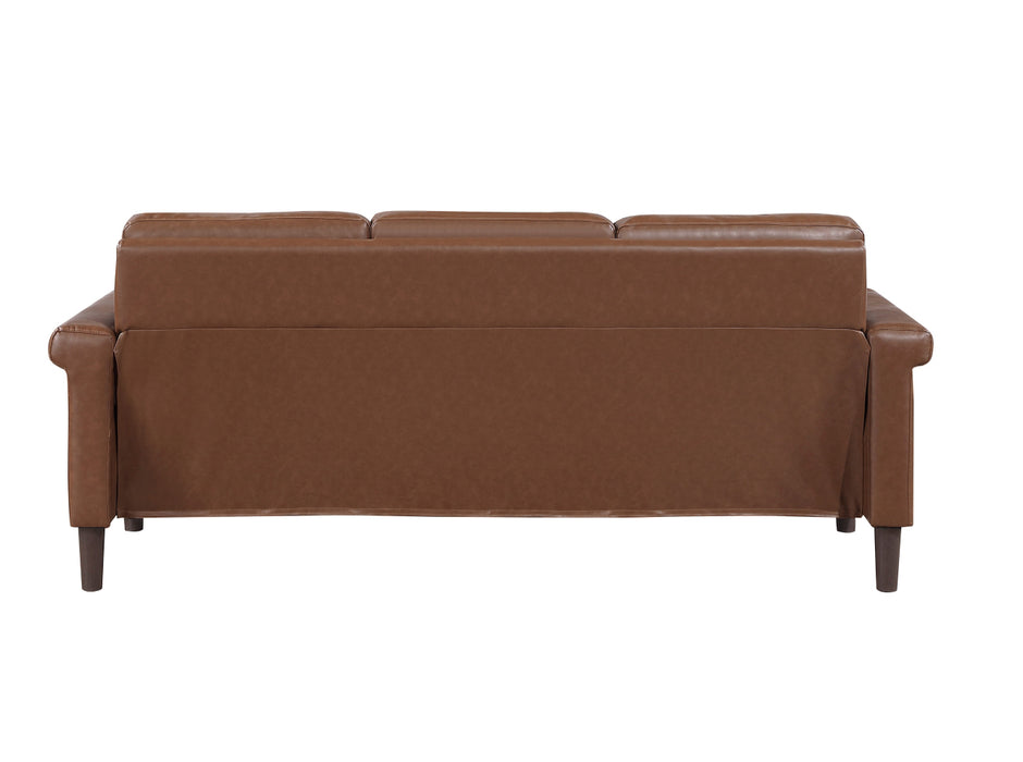 Homelegance - Heritage 2 Piece Sofa Set in Chocolate - 8389CHC*2 - GreatFurnitureDeal