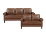 Homelegance - Heritage 3 Piece Living Room Set in Chocolate - 8389CHC*3 - GreatFurnitureDeal