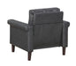 Homelegance - Heritage Chair in Dark Grey - 8389DGY-1 - GreatFurnitureDeal
