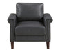 Homelegance - Heritage 3 Piece Living Room Set in Dark Grey - 8389DGY*3 - GreatFurnitureDeal