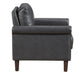 Homelegance - Heritage 3 Piece Living Room Set in Dark Grey - 8389DGY*3 - GreatFurnitureDeal