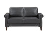 Homelegance - Heritage 2 Piece Sofa Set in Dark Grey - 8389DGY*2 - GreatFurnitureDeal