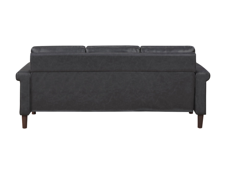 Homelegance - Heritage Sofa in Dark Grey - 8389DGY-3 - GreatFurnitureDeal