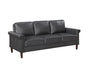 Homelegance - Heritage 2 Piece Sofa Set in Dark Grey - 8389DGY*2 - GreatFurnitureDeal