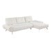 Homelegance - Dominic 2 Piece Sectional with Right Chaise in Beige - 8400BEG*22LRC - GreatFurnitureDeal