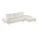 Homelegance - Dominic 2 Piece Sectional with Right Chaise in Beige - 8400BEG*22LRC - GreatFurnitureDeal