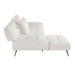 Homelegance - Dominic 2 Piece Sectional with Left Chaise in Beige - 8400BEG*2LC2R - GreatFurnitureDeal
