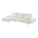 Homelegance - Dominic 2 Piece Sectional with Left Chaise in Beige - 8400BEG*2LC2R - GreatFurnitureDeal