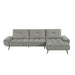Homelegance - Dominic 2 Piece Sectional with Right Chaise in Dove Gray - 8400DVG*22LRC - GreatFurnitureDeal