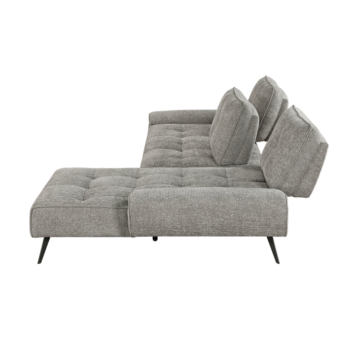 Homelegance - Dominic 2 Piece Sectional with Right Chaise in Dove Gray - 8400DVG*22LRC - GreatFurnitureDeal