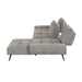 Homelegance - Dominic 2 Piece Sectional with Right Chaise in Dove Gray - 8400DVG*22LRC - GreatFurnitureDeal