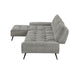 Homelegance - Dominic 2 Piece Sectional with Left Chaise in Dove Gray - 8400DVG*2LC2R - GreatFurnitureDeal