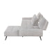Homelegance - Dominic 2 Piece Sectional with Right Chaise in Light Gray - 8400LTG*22LRC - GreatFurnitureDeal