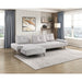 Homelegance - Dominic 2 Piece Sectional with Left Chaise in Light Gray - 8400LTG*2LC2R - GreatFurnitureDeal