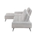 Homelegance - Dominic 2 Piece Sectional with Left Chaise in Light Gray - 8400LTG*2LC2R - GreatFurnitureDeal