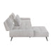 Homelegance - Dominic 2 Piece Sectional with Left Chaise in Light Gray - 8400LTG*2LC2R - GreatFurnitureDeal