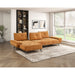 Homelegance - Dominic 2 Piece Sectional with Left Chaise in Orange - 8400RNG*2LC2R - GreatFurnitureDeal