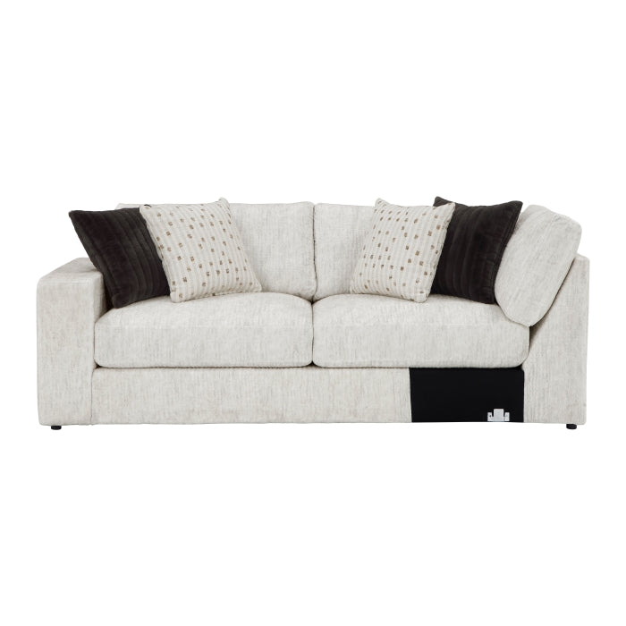 Homelegance - Solace Left Side Corner Sofa in Beige - 8401BES-LT - GreatFurnitureDeal