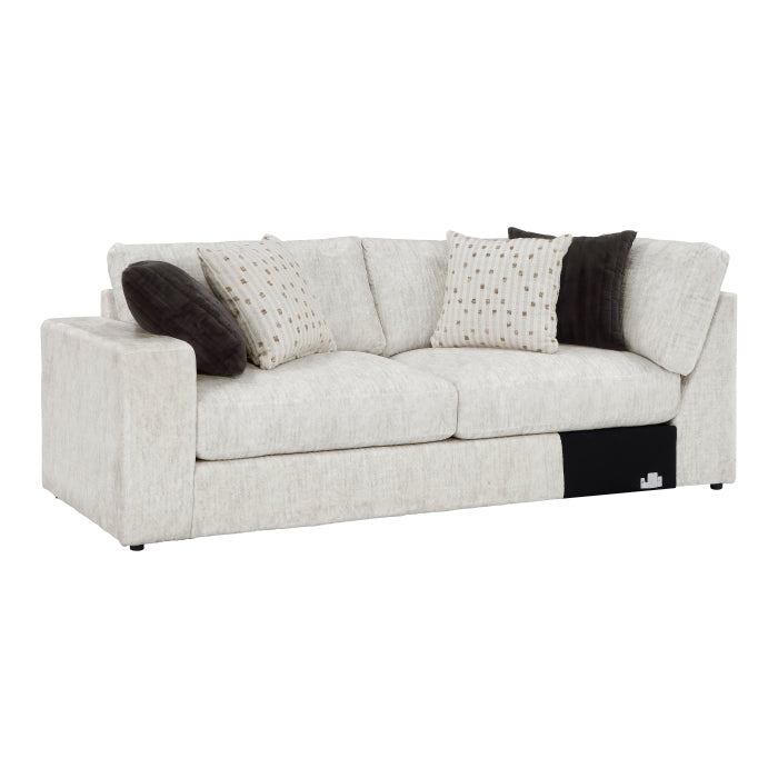 Homelegance - Solace Left Side Corner Sofa in Beige - 8401BES-LT - GreatFurnitureDeal