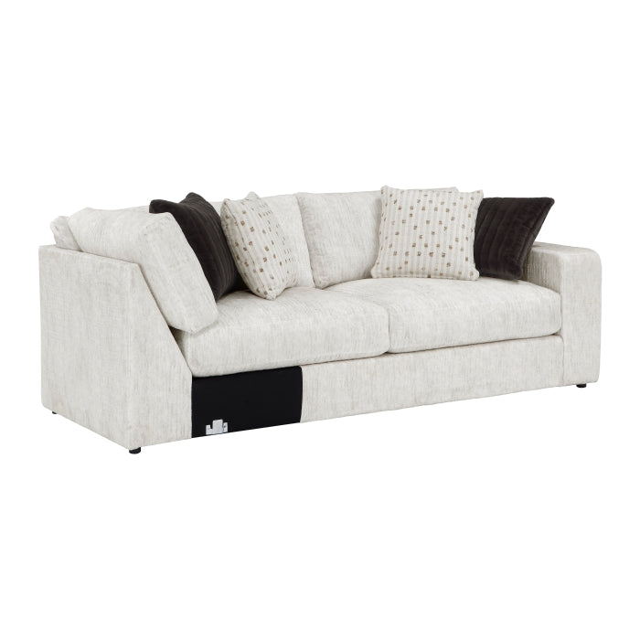 Homelegance - Solace Right Side Corner Sofa in Beige - 8401BES-RT - GreatFurnitureDeal