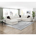 Homelegance - Solace 3-Piece Sectional with Left Chaise in Beige - 8401BES*3LCRT - GreatFurnitureDeal