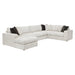 Homelegance - Solace 3-Piece Sectional with Left Chaise in Beige - 8401BES*3LCRT - GreatFurnitureDeal