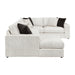 Homelegance - Solace 3-Piece Sectional with Left Chaise in Beige - 8401BES*3LCRT - GreatFurnitureDeal