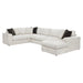 Homelegance - Solace 3-Piece Sectional with Right Chaise in Beige - 8401BES*3LTRC - GreatFurnitureDeal
