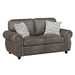 Homelegance - Pinnacle 2 Piece Sofa Set in Brownish Gray - 8405PM*2 - GreatFurnitureDeal
