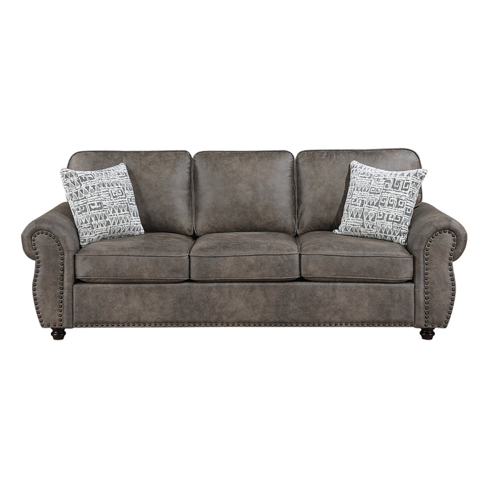 Homelegance - Pinnacle 3 Piece Sofa Set in Brownish Gray - 8405PM*3 - GreatFurnitureDeal