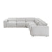 Homelegance - Phoebe 5 Piece Modular Power Reclining Sectional in Light Gray - 8414GRY*5LRRRPWH - GreatFurnitureDeal