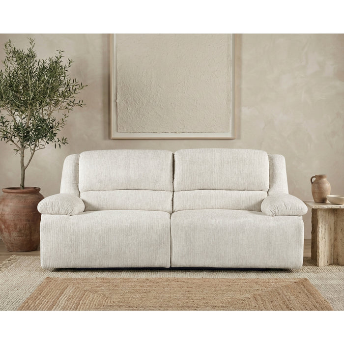 Homelegance - Caliber Double Reclining Sofa in Vanilla-Beige - 8424BE-3 - GreatFurnitureDeal