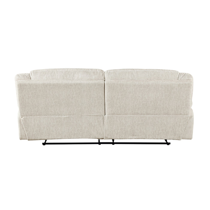 Homelegance - Caliber Double Reclining Sofa in Vanilla-Beige - 8424BE-3 - GreatFurnitureDeal