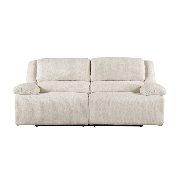 Homelegance - Caliber Double Reclining Sofa in Vanilla-Beige - 8424BE-3 - GreatFurnitureDeal