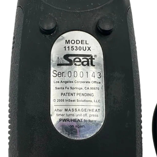 Replacement Remote InSeat Lift Chair Hand Control With Heat &amp; Massage - 11530UX - GreatFurnitureDeal
